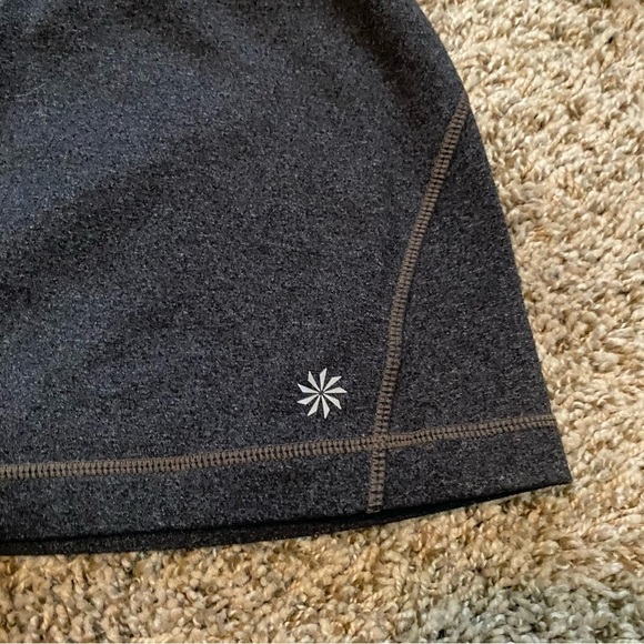 Athleta Charcoal Gray Skort Skirt Sz Medium - Picture 8 of 11